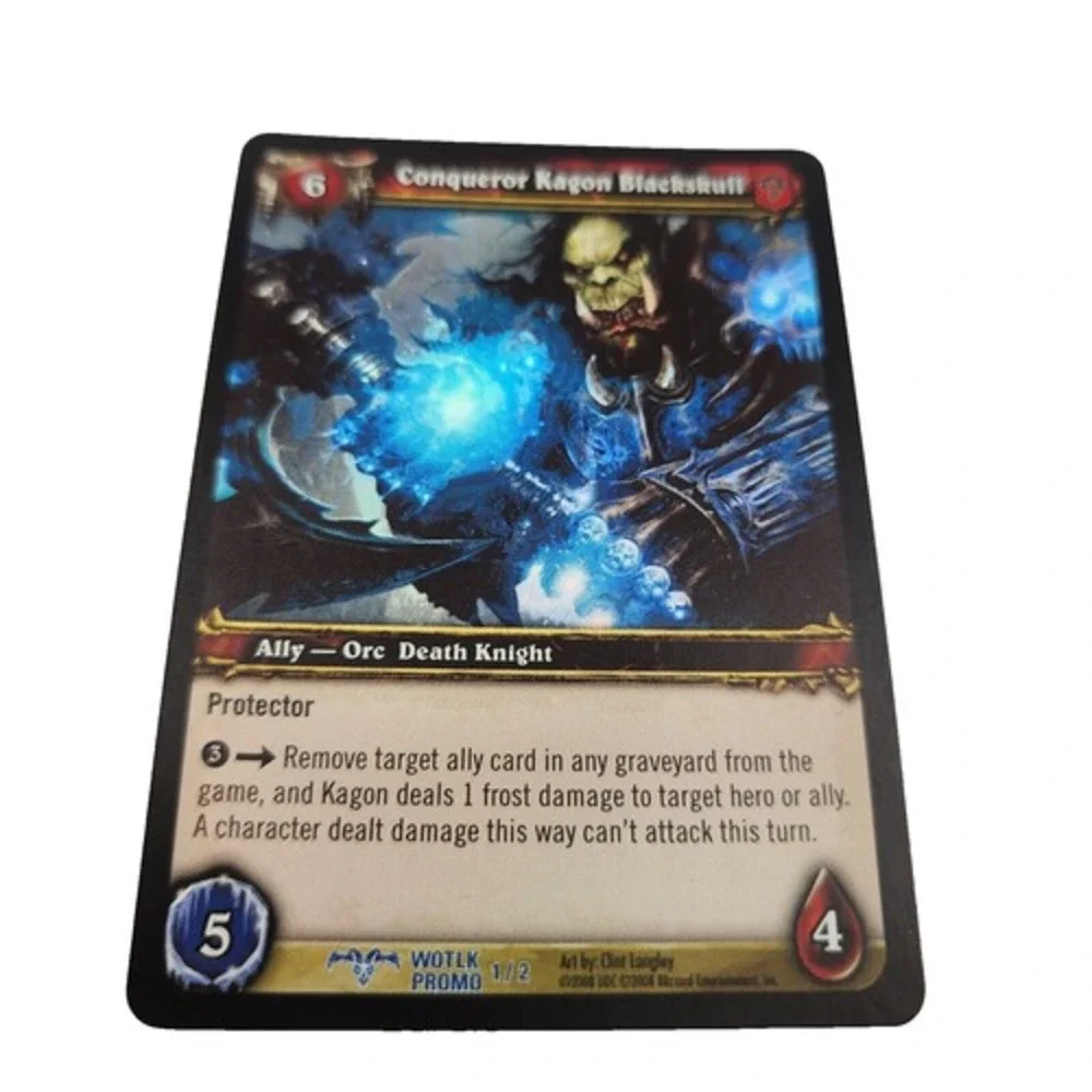 Wow‎ World Of Warcraft TCG Lord Anton Lightbane Conqueror Kagon WOTLK Promo